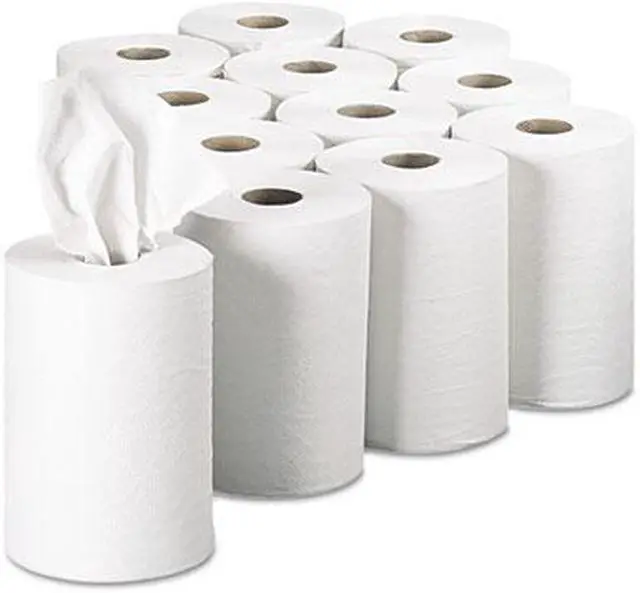 Alt view image 3 of 6 - Georgia Pacific 28706 Acclaim Nonperforated Paper Towel Rolls, 7-7/8 x 350', White, 12/Carton