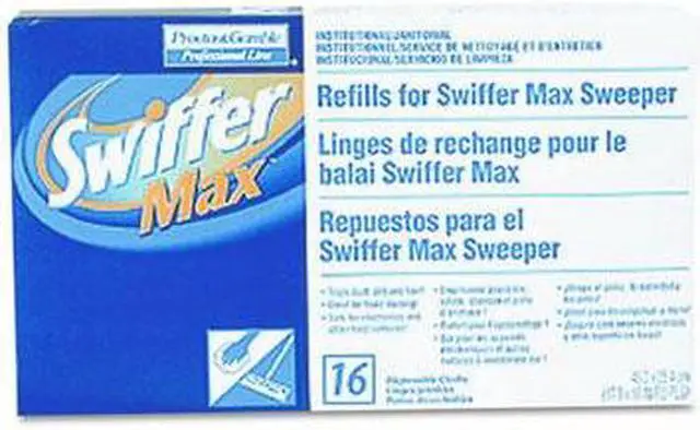 Main image of Swiffer 37109 Refill Cloths, 17-3/4 x 10, White, 16/Box, 6/Carton