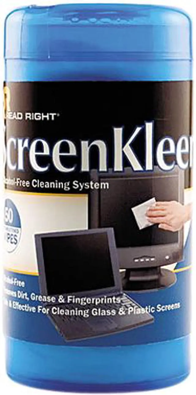 Main image of Read Right RR1491 ScreenKleen Monitor Screen Wet Wipes, Cloth, 5-1/4 x 5-3/4, 50/Tub