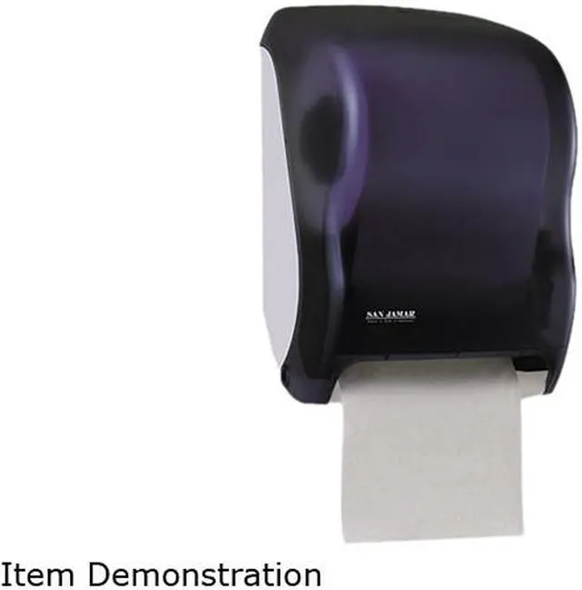 Main image of San Jamar T1300TBK Electronic Touchless Roll Towel Dispenser, 11 3/4 x 9 x 15 1/2, Black
