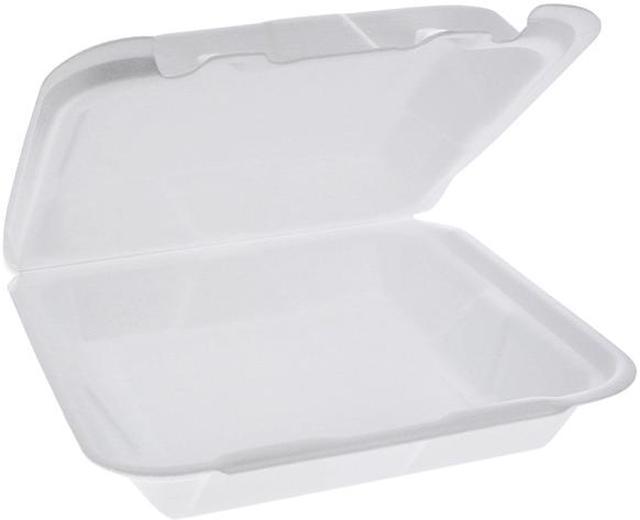 1-Compartment Hinged Foam Container 8