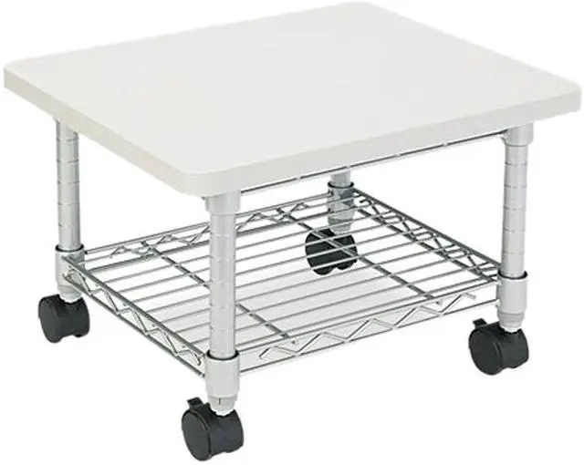 Main image of Safco 5206GR Underdesk Printer/Fax Stand, 1-Shelf, 19w x 16d x 13-1/2h, Gray