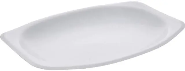 Main image of Pactiv 0TH10045000Y Unlaminated Foam Dinnerware, Platter, Oval, 9 x 7, White, 800/Carton