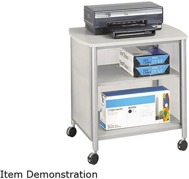 Main image of Safco Impromptu Machine Stand, 1-Shelf, 200lbs, 26-1/4 x 19-1/2 x 26-1/4, Silver/Gray