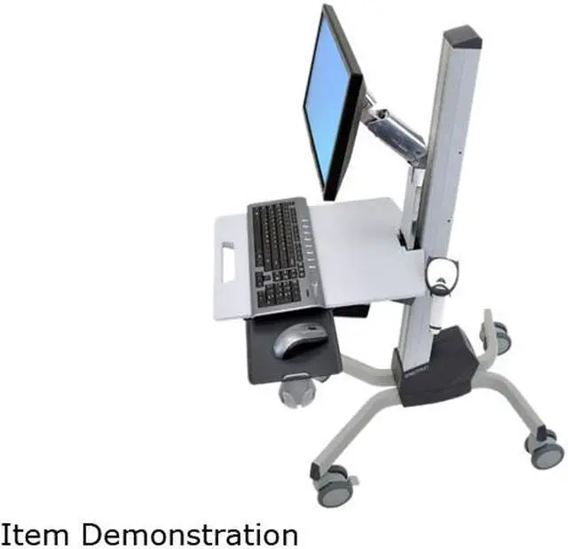 Alt view image 2 of 4 - Ergotron Neo-Flex 24-206-214 LCD Monitor and Laptop Cart