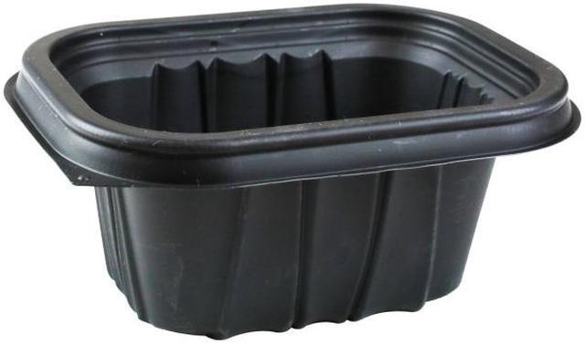 EarthChoice Entree2Go Takeout Container, 12 oz, 5.65 x 4.25 x 2.57, Black, Plastic, 600/Carton EarthChoice Entree2Go Takeout Container, 12 oz, 5.65 x 4.25 x 2.57, Black, Plastic, 600/Carton