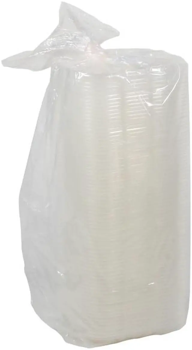 Alt view image 2 of 3 - Pactiv EarthChoice Entree2Go Takeout Container Vented Lid, 5.65 x 4.25 x 0.93, Clear, Plastic, 600/Carton YCNV6X4PPDL