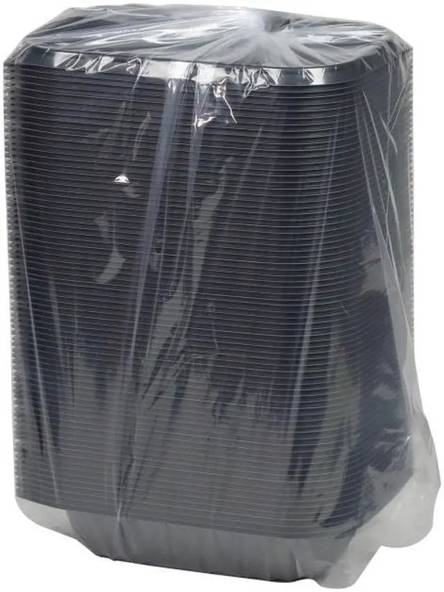 Alt view image 2 of 3 - Pactiv EarthChoice Entree2Go Takeout Container, 24 oz, 8.66 x 5.75 x 1.97, Black, Plastic, 300/Carton YCNB9X624000