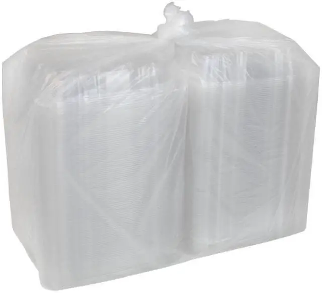 Alt view image 4 of 4 - Pactiv Sensation SmartLock Hinged Lid Container, 9.21 x 8.87 x 3.07, Clear, Plastic, 200/Carton YCI821100000