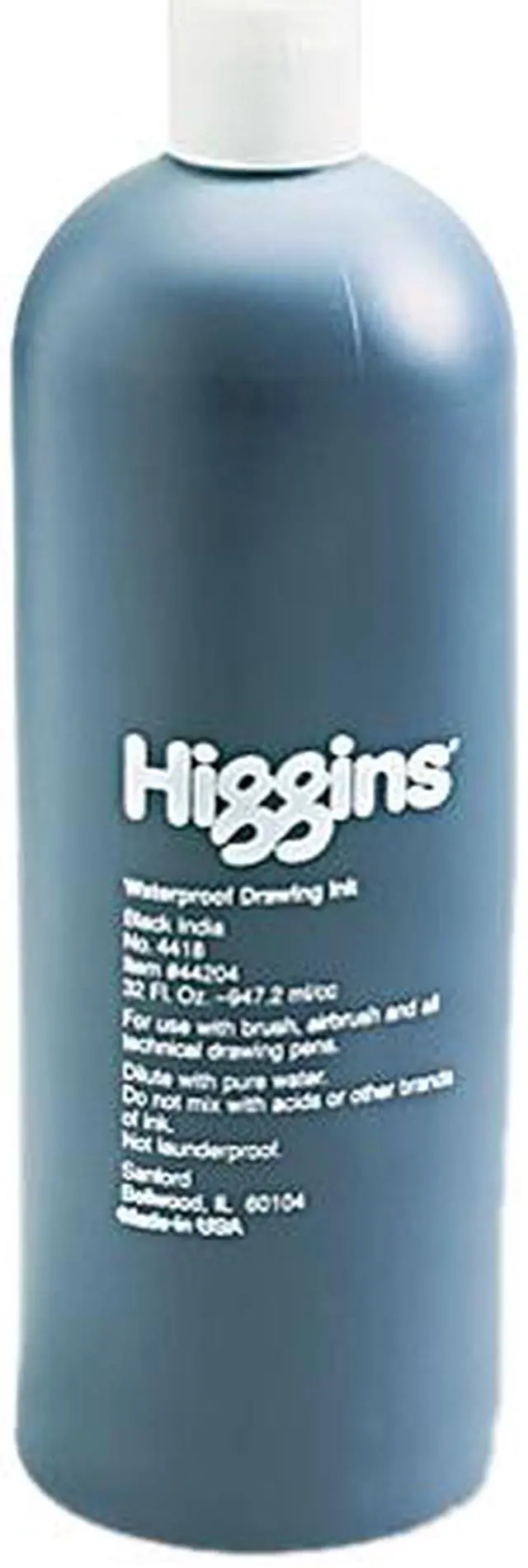 Main image of Higgins®
Higgins Waterproof India Ink for Art/Technical Pens, Black, 32 oz Bottle