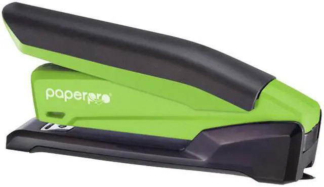 Alt view image 2 of 3 - Accentra PaperPro 1123 inPOWER 20-sheet Desktop Stapler - Green/Black