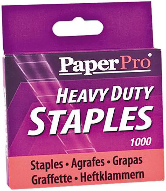 Main image of PaperPro 1913 Heavy-Duty Staples, 1/2 Inch Leg Length, 1,000/Box