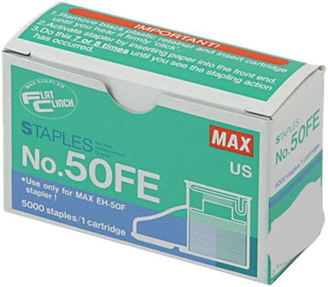 MAX Flat Clinch Heavy-Duty Stapler Cartridge - Heavy Duty - 5/16