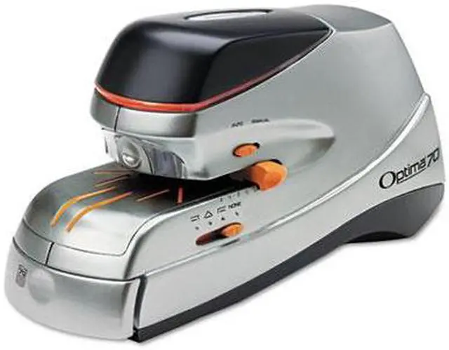 Main image of Swingline 48210 Optima Electric Stapler, 70-Sheet Capacity, Silver