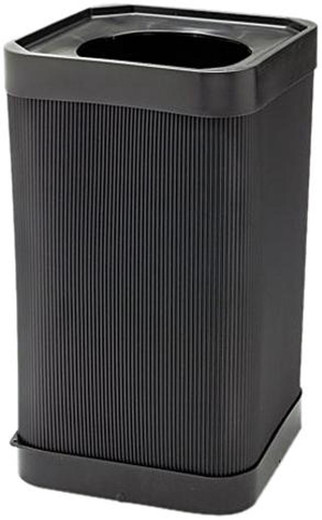 At-Your-Disposal Top-Open Receptacle, 38 gal, Polyethylene, Black