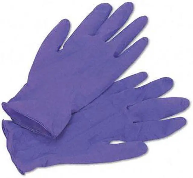 Alt view image 2 of 3 - KIMBERLY-CLARK PROFESSIONAL* 55082 STERLING PURPLE NITRILE Exam Gloves, Medium, Purple, 100/Box