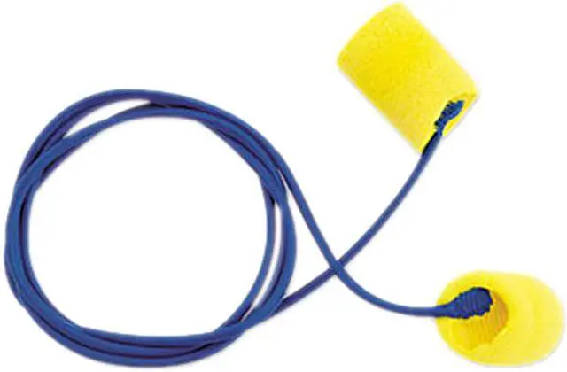 Main image of E·A·R 311-1101 Classic Ear Plugs, Corded, PVC Foam, Yellow, 200 Pairs/Box