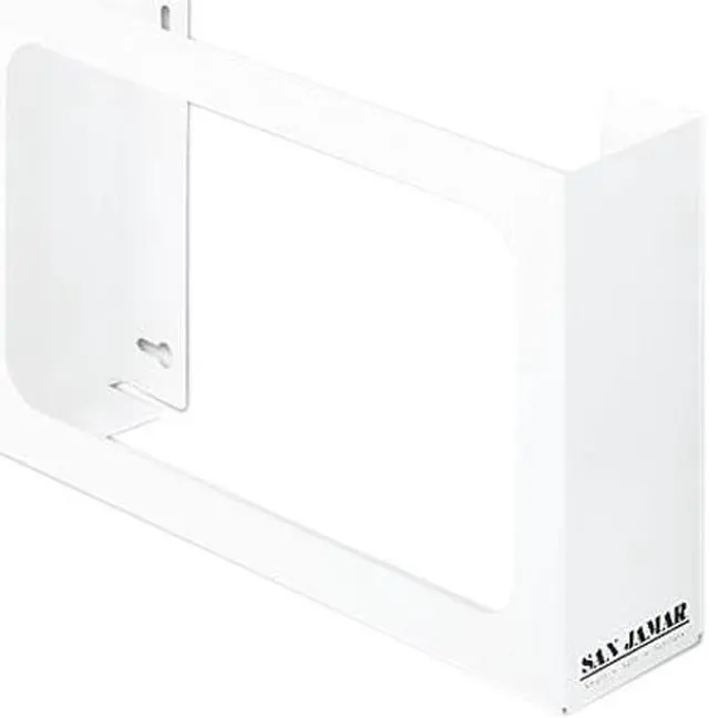 Main image of San Jamar G0804 White Enamel Disposable Glove Dispenser, Three-Box, 18w x 3-3/4d x 10h