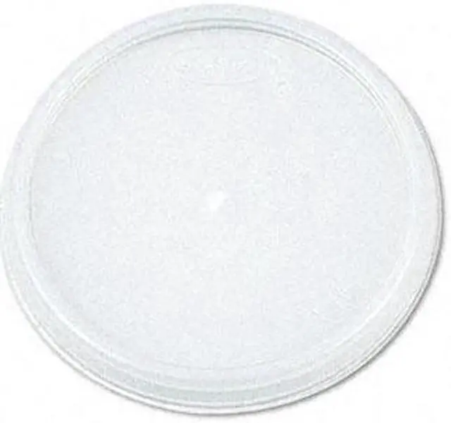 Main image of Dawn 12JL Plastic Lids, for 12 oz. Hot/Cold Foam Cups, Vented, 1000 Lids/Carton