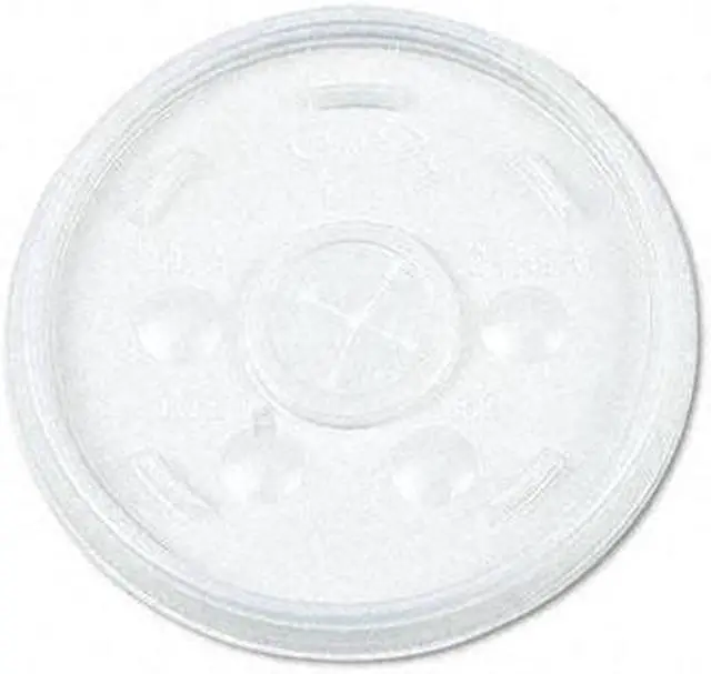 Main image of Dawn 12SL Plastic Lids, for 12-oz. Hot/Cold Foam Cups, Slip-Thru Lid, WE, 1000/Carton
