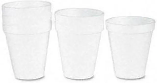 Alt view image 2 of 2 - Dawn 6J6 Drink Foam Cups, 6 oz., White, 40 Bags of 25/Carton
