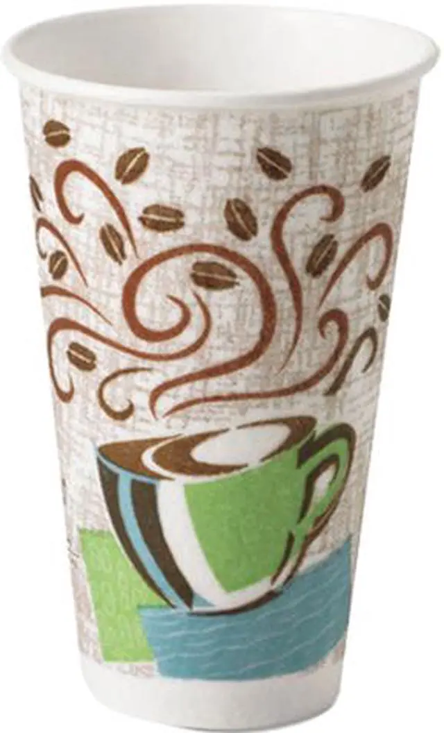 Main image of Dixie 5356DX Hot Cups, Paper, 16 oz., Coffee Dreams Design, 500/Carton