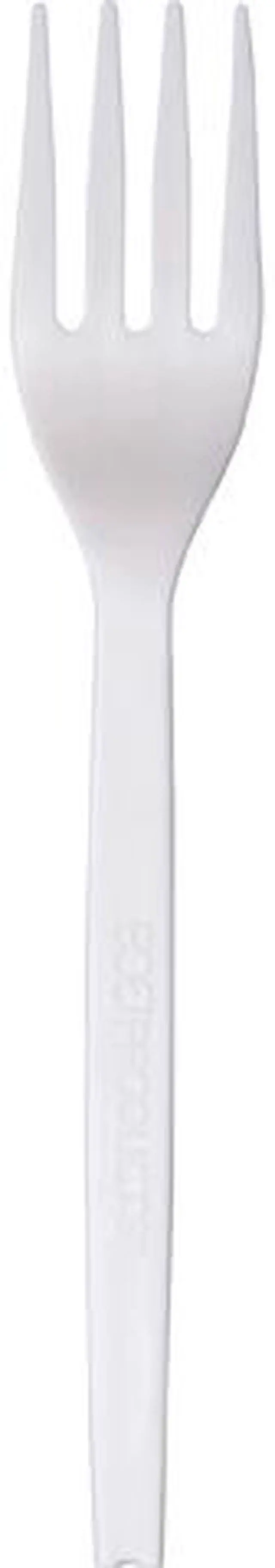 Main image of Eco-Products EPS002CT 7 - 1 Piece(s) - 1000/Carton - Plant Starch Fork - Beige