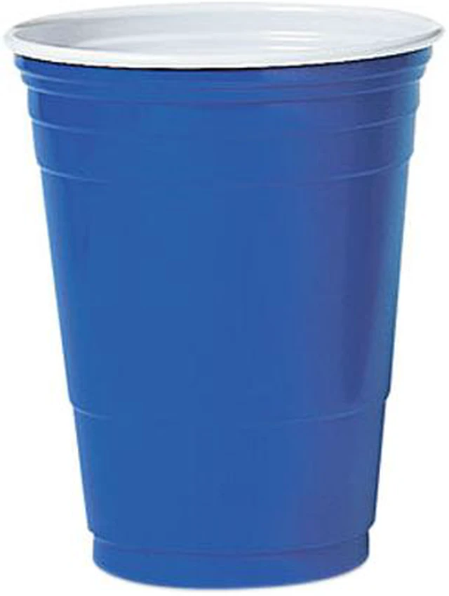Solo Cup P16BRL Plastic Party Cold Cups, 16 oz., Blue, 50/Pack - Newegg.com