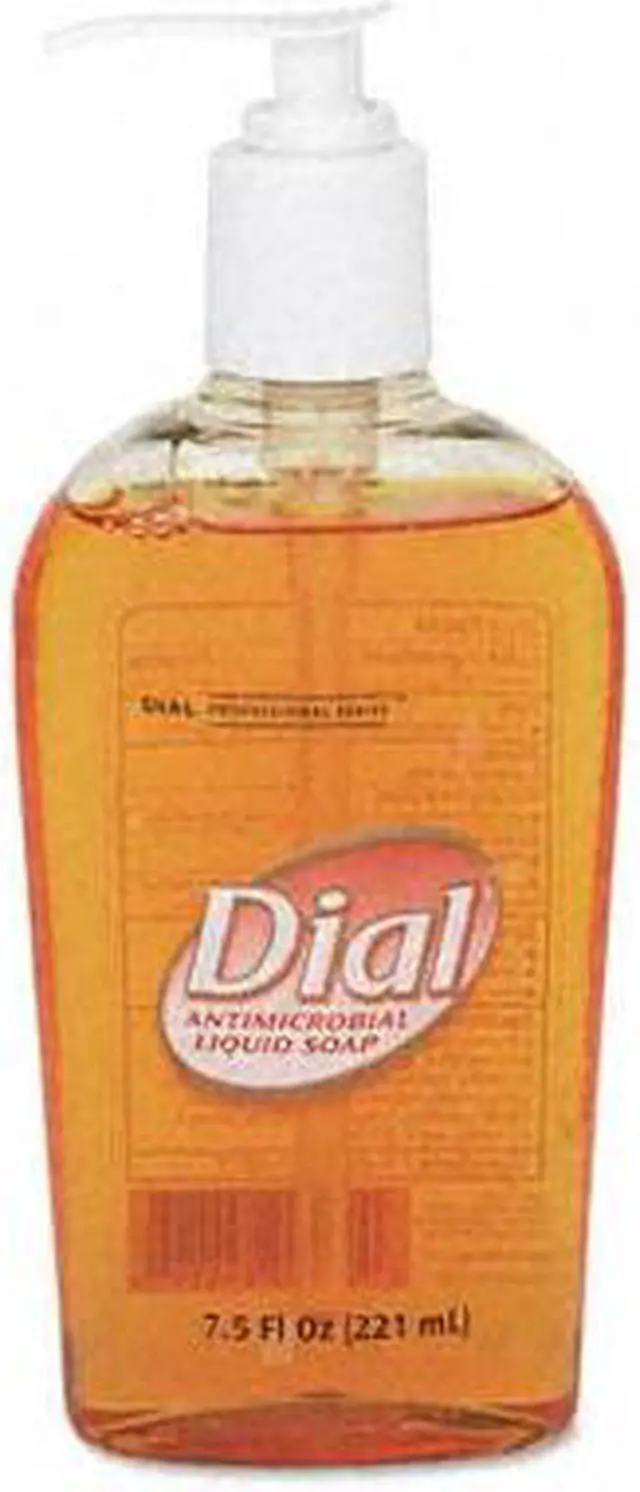 Main image of Dial                                     Liquid Gold Antimicrobial Soap, Unscented Liquid, 7.5 oz Pump Bottle