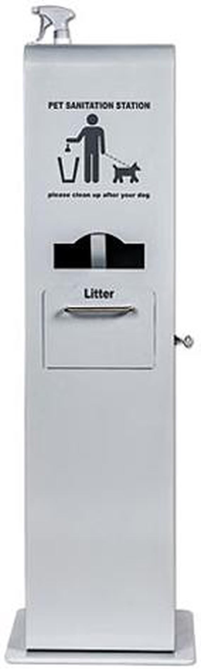 Main image of Poopy Pouch PP-INDOOR Indoor Pet Sanitation Station, 51.00" x 15.50" x 16.00", Silver Metallic