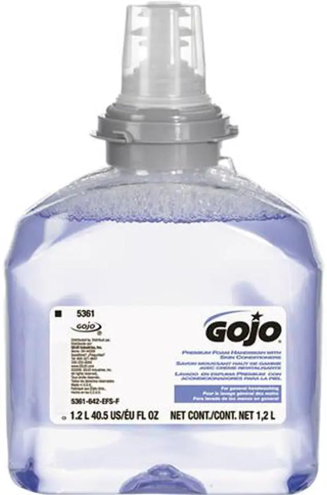 Main image of GOJO 5361-02 TFX Luxury Foam Hand Wash, Cranberry, Dispenser, 1200ml
