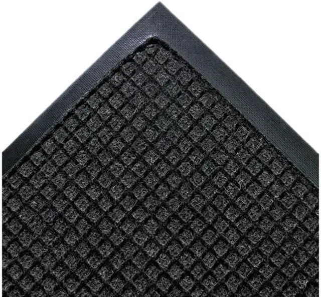 Main image of Crown                                    Super-Soaker Wiper Mat w/Gripper Bottm, Polypropylene, 45" x 67", Charcoal