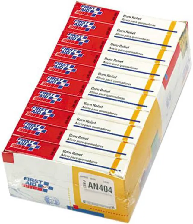 Main image of First Aid Only AN-404 Burn Treatment Pack Refills for ANSI-Compliant First Aid Kits/Cabinets, 60/Pack