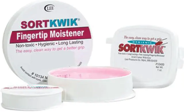 Main image of LEE 10050 Sortkwik Fingertip Moisteners, 3/8 oz, Pink