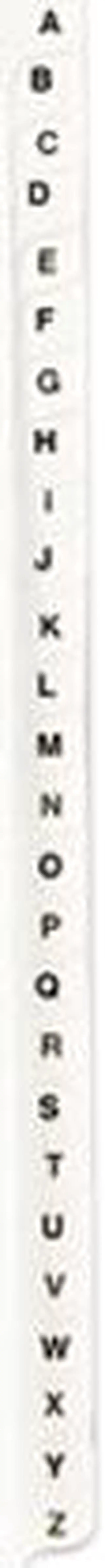 Main image of Avery 01400 Avery-Style Legal Side Tab Divider, Title: A-Z, Letter, White, 1 Set