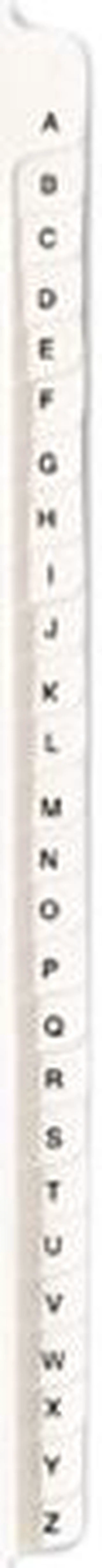 Main image of Avery 01700 Collated Legal Dividers Allstate Style, Letter Size, A-Z Tab Set (1700)