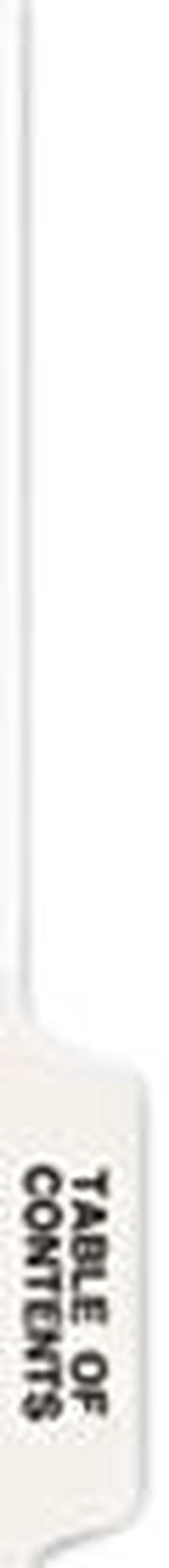 Main image of Avery 11910 Avery-Style Legal Tab Dividers, Table of Contents, White, 25/Set
