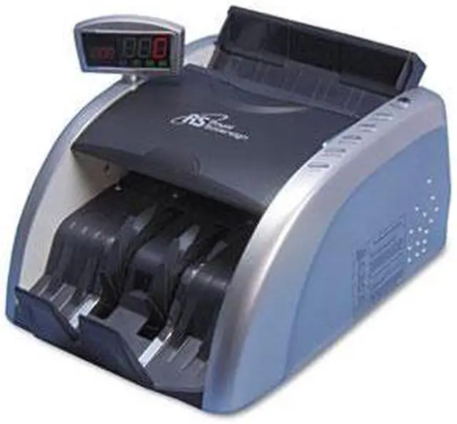 Alt view image 6 of 7 - Royal Sovereign RBC-2100 Elect. Bill Ctr w/Counterfeit Detection,1000 Bills/Min., 13x91/2x7 9/10, BK/SR