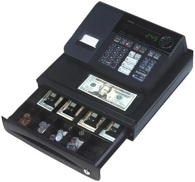 Alt view image 4 of 4 - Casio PCR-T280 Cash Register