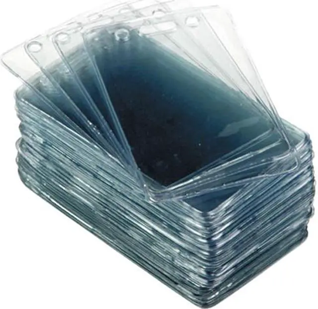 Main image of Advantus 75451 Proximity ID Badge Holder, Vertical, 2 3/8w x 3 3/8h, Clear, 50/Pack, 1 Pack