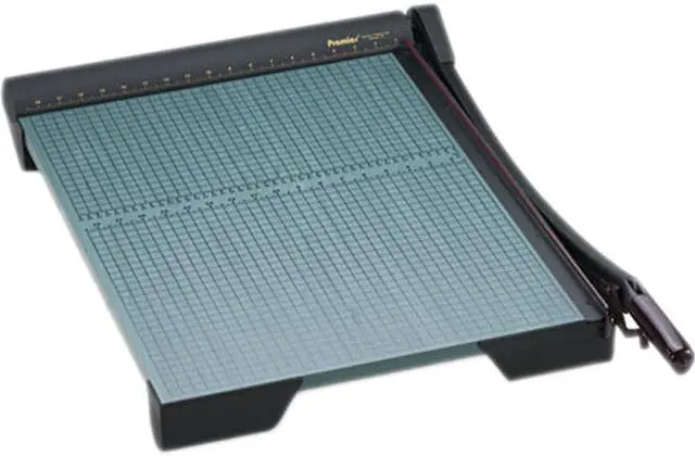 Main image of Premier W24 The Original Green Paper Trimmer, 20 Sheets, Wood Base, 18 3/4" x 27 1/4"