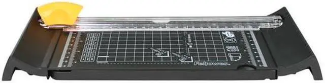 Alt view image 3 of 6 - Fellowes 5412702 Neutrino 90 Rotary Trimmer - 1 x Blade(s)Cuts 5 Sheet - 9" Cutting Length - Plastic, Metal - Black