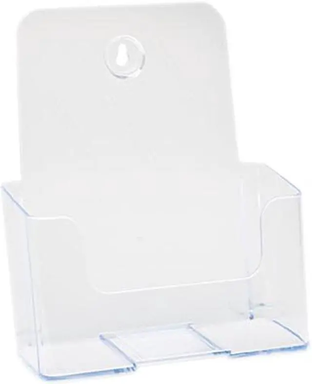 Main image of DocuHolder for Countertop or Wall Mount Use, 6-1/2w x 3-3/4d x 7-3/4h, Clear