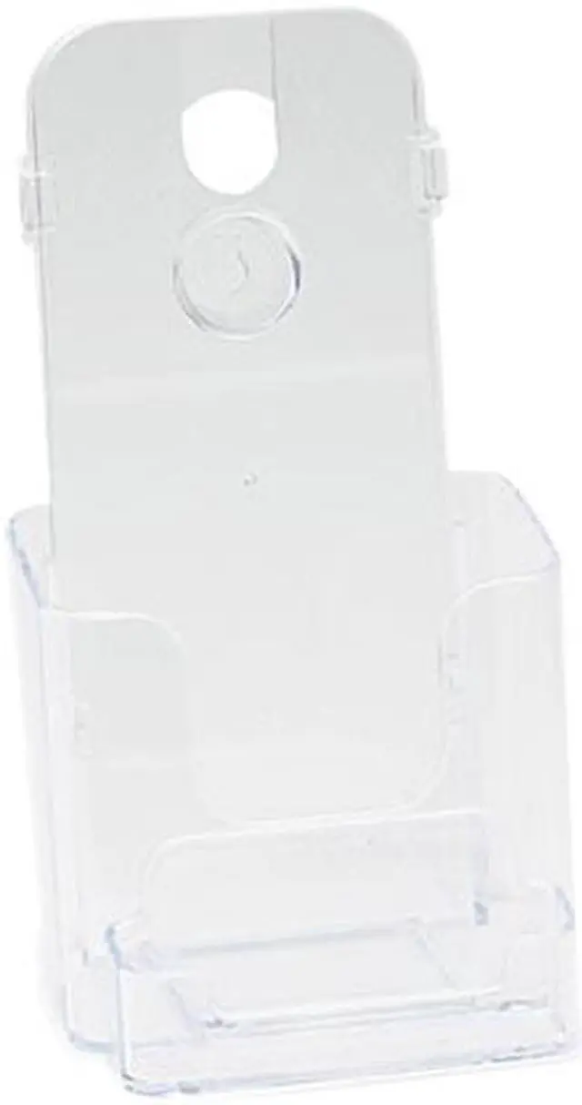 Main image of DocuHolder for Countertop or Wall Mount Use, 4-3/8w x 4-1/8d x 7-3/4h, Clear
