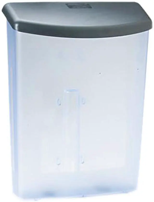 Main image of Outdoor Literature Box, 10w x 4-1/2d x 13-1/8h, Black/Clear