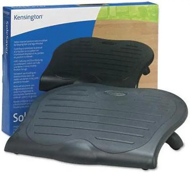 Alt view image 3 of 3 - Kensington K56152US Solesaver Footrest, 14.00" D x 18.00" W x 4.50" H , Black