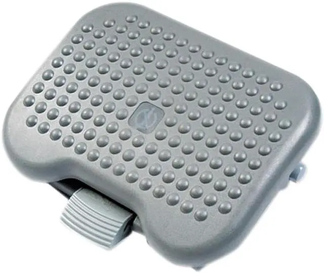 Main image of Rubbermaid Commercial 4653 Height-Adjusting Tilting Footrest, 18-1/8w x 14-1/4d x 4-1/8 to 6-5/8h, Charcoal