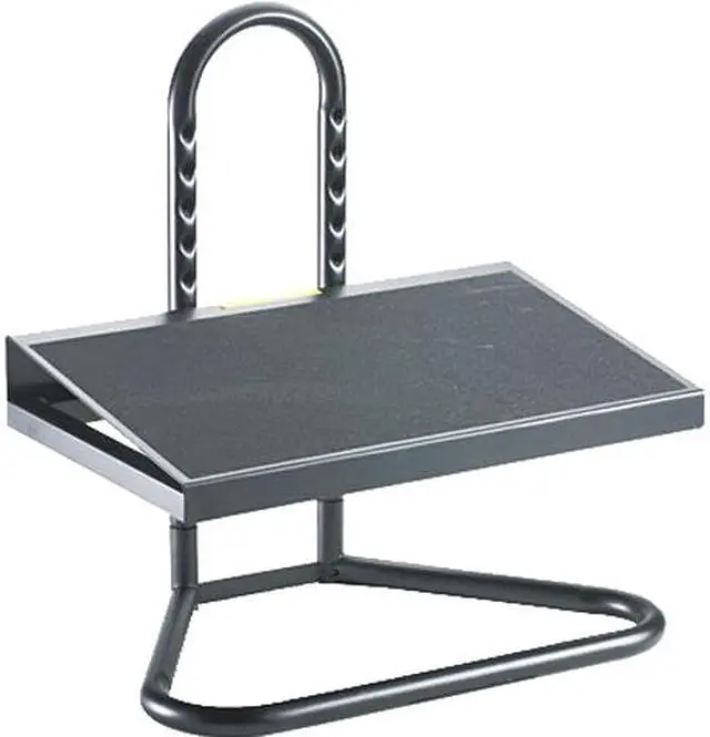 Main image of Safco 5124 Ergonomic Industrial footrest, Adjustable Height, Black