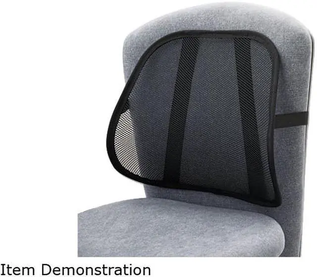 Main image of Safco 7153BL Mesh Backrest, 17-1/2w x 3-1/8d x 15h, Black