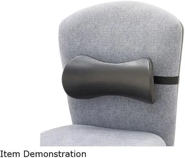 Main image of Safco 7154BL Lumbar Support Memory Foam Backrest, 14-1/2w x 3-3/4d x 6-3/4h, Black